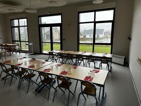 Restaurant scolaire Pontavert, salle de restauration