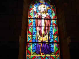 Vitrail, église Saint Médard Pontavert