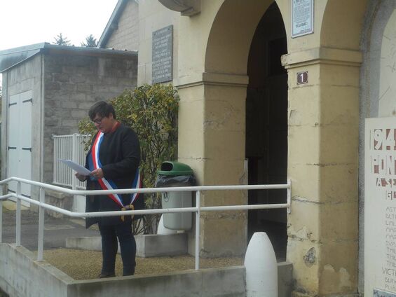 Discours de Madame La Maire