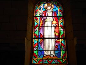 Vitrail, église Saint Médard Pontavert