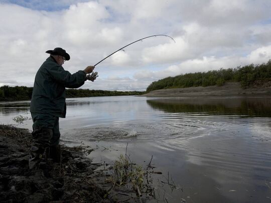 Pêcheur à la ligne